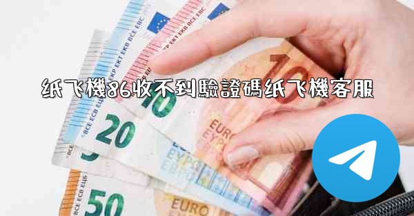纸飞機86收不到驗證碼纸飞機客服