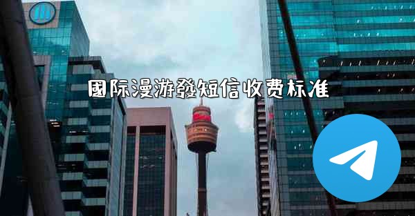 國际漫游發短信收费标准