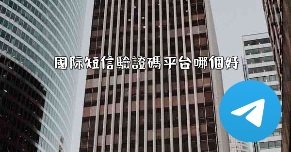 國际短信驗證碼平台哪個好