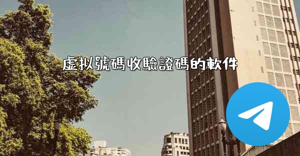 虚拟號碼收驗證碼的軟件