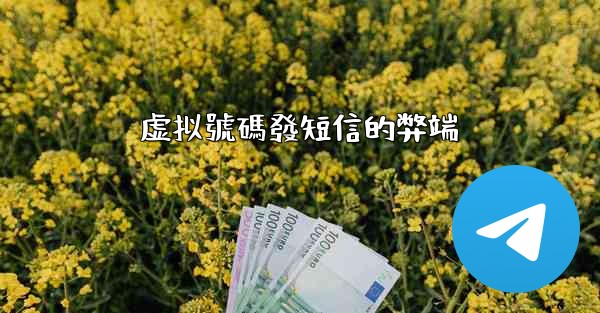 虚拟號碼發短信的弊端