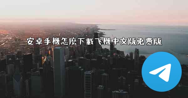 安卓手機怎麼下載飞機中文版免费版