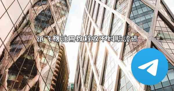 纸飞機註冊教程收不到驗證碼
