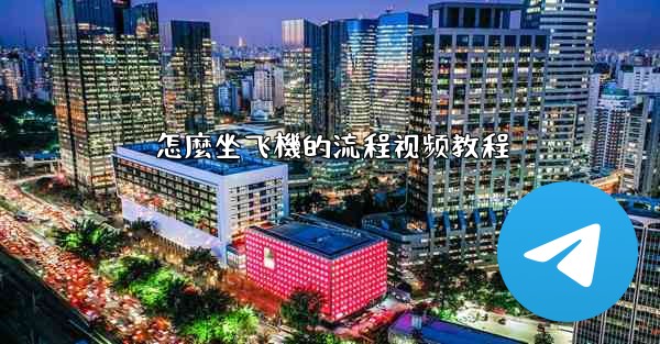 怎麼坐飞機的流程视频教程