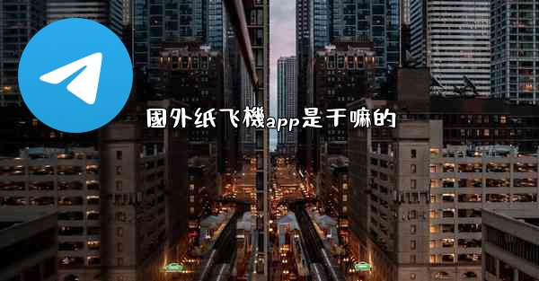 國外纸飞機app是干嘛的