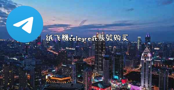 纸飞機telegreat賬號购买