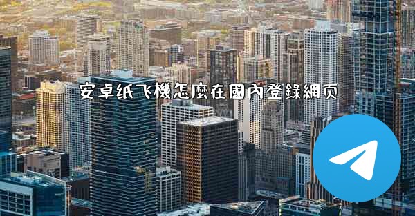 安卓纸飞機怎麼在國內登錄網页