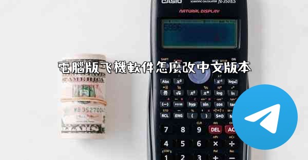 電腦版飞機軟件怎麼改中文版本
