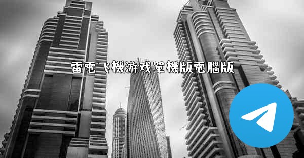 雷電飞機游戏單機版電腦版