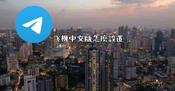 飞機中文版怎麼設置