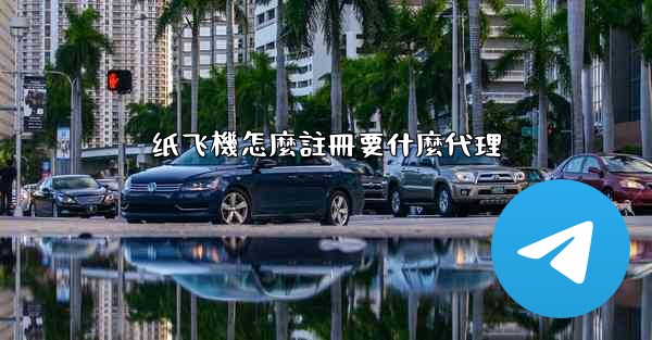 纸飞機怎麼註冊要什麼代理