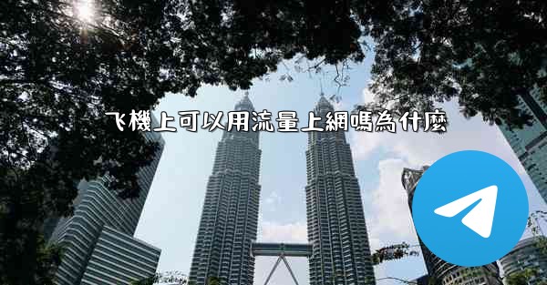 飞機上可以用流量上網嗎為什麼