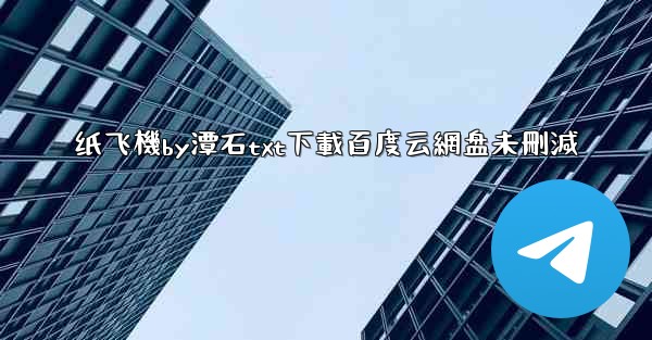 纸飞機by潭石txt下載百度云網盘未刪減