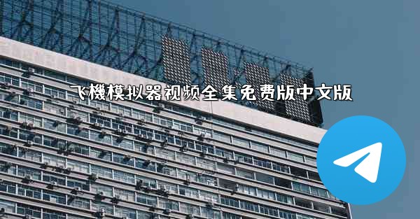 飞機模拟器视频全集免费版中文版