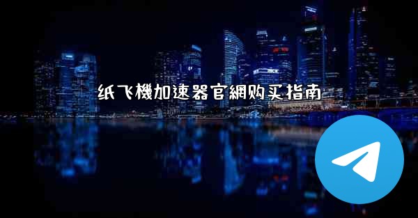 纸飞機加速器官網购买指南