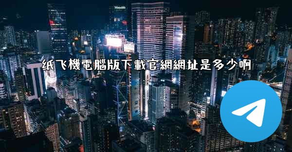纸飞機電腦版下載官網網址是多少啊