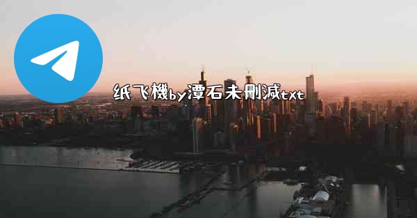 纸飞機by潭石未刪減txt