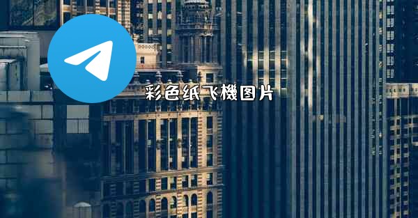 彩色纸飞機图片