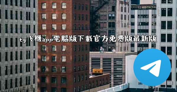 tg飞機app電腦版下載官方免费版最新版