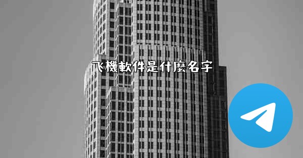 飞機軟件是什麼名字