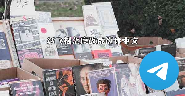 纸飞機怎麼改成簡体中文