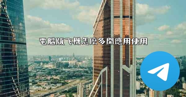 電腦版飞機怎麼多開應用使用