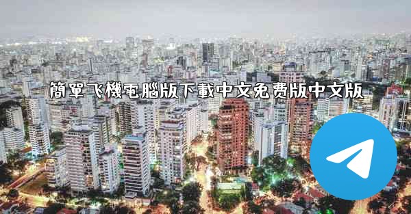 簡單飞機電腦版下載中文免费版中文版