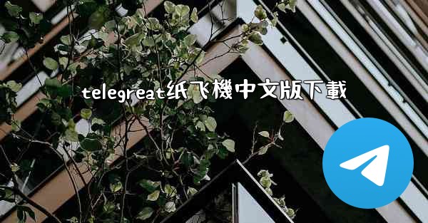 telegreat纸飞機中文版下載