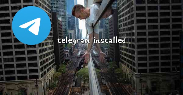 telegram installed