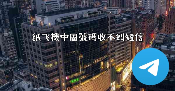 纸飞機中國號碼收不到短信