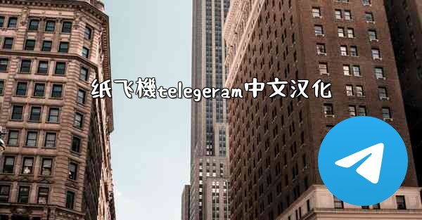 纸飞機telegeram中文汉化