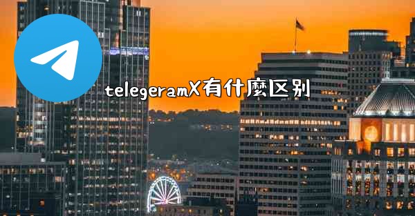 telegeramX有什麼区别