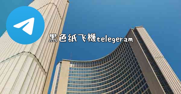 黑色纸飞機telegeram