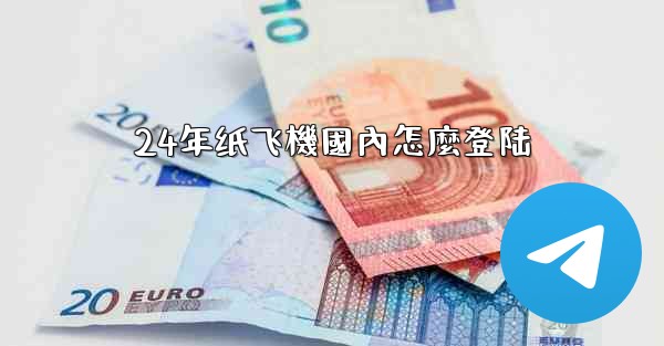 24年纸飞機國內怎麼登陆