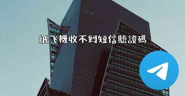 纸飞機收不到短信驗證碼