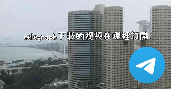 telegraph下載的视频在哪裡打開