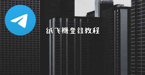 纸飞機登錄教程