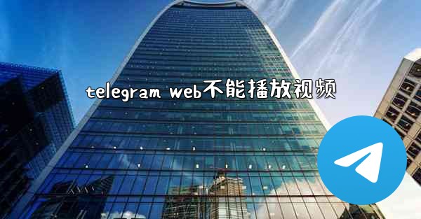 telegram web不能播放视频