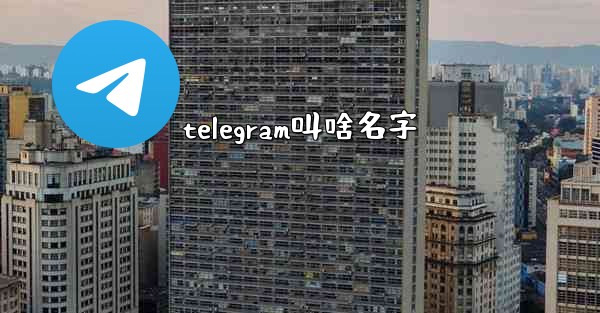 telegram叫啥名字