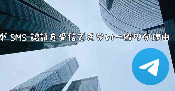 Paper Plane が SMS 認証を受信できない一般のな理由