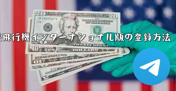 紙飛行機インターナショナル版の登録方法