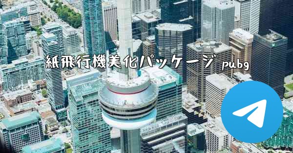 紙飛行機美化パッケージ pubg