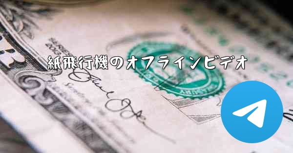 紙飛行機のオフラインビデオ