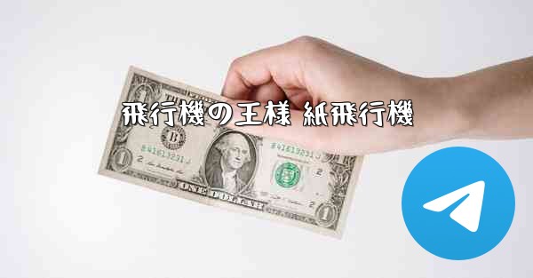 飛行機の王様 紙飛行機