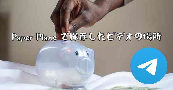 Paper Plane で保存したビデオの場所