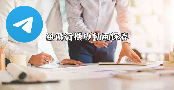 紙飛行機の動画保存