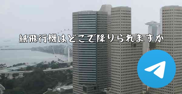 紙飛行機はどこで降りられますか