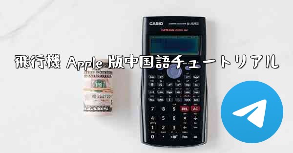 飛行機 Apple 版中国語チュートリアル