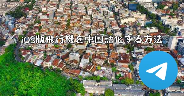 iOS版飛行機を中国語化する方法