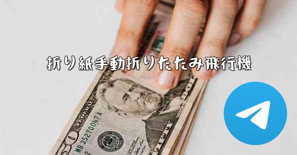 折り紙手動折りたたみ飛行機